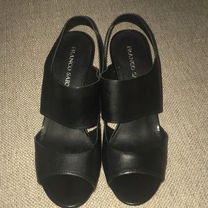 Franco Sarto black heeled sandal